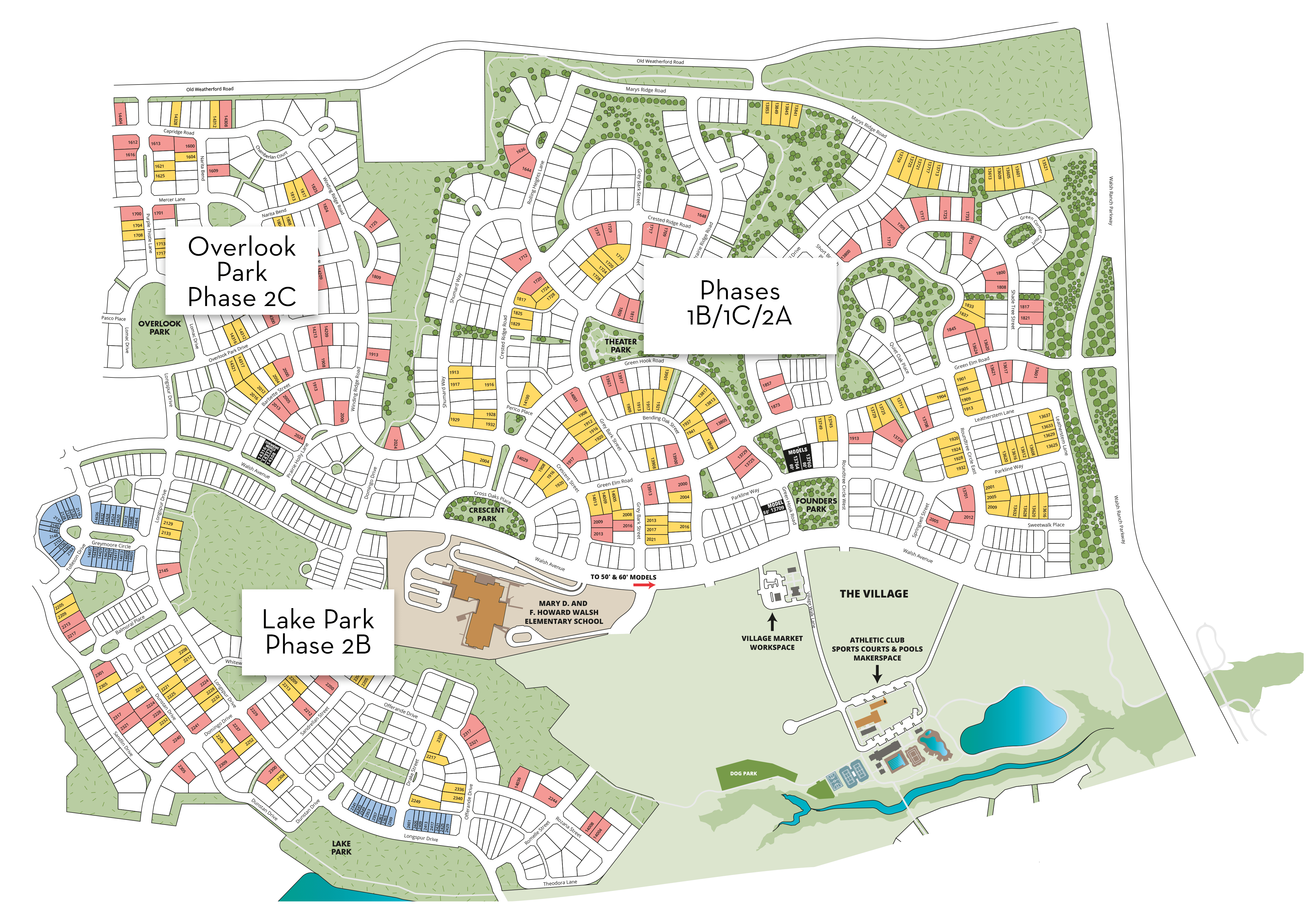 New Home Community Information Walsh, Aledo Texas76008